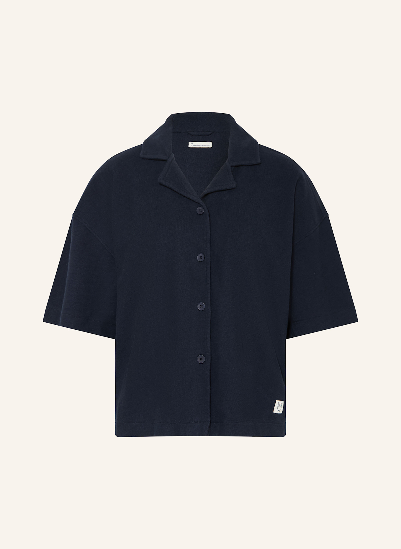 

Рубашка блузка Knowledgecotton Apparel, синий