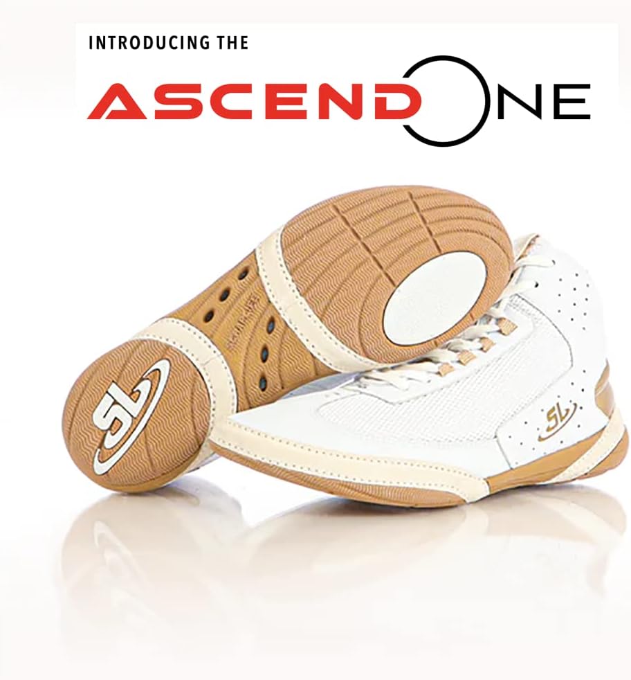 Рестлинговые кроссовки Ascend One, сине-белые Scraplife — фото 2