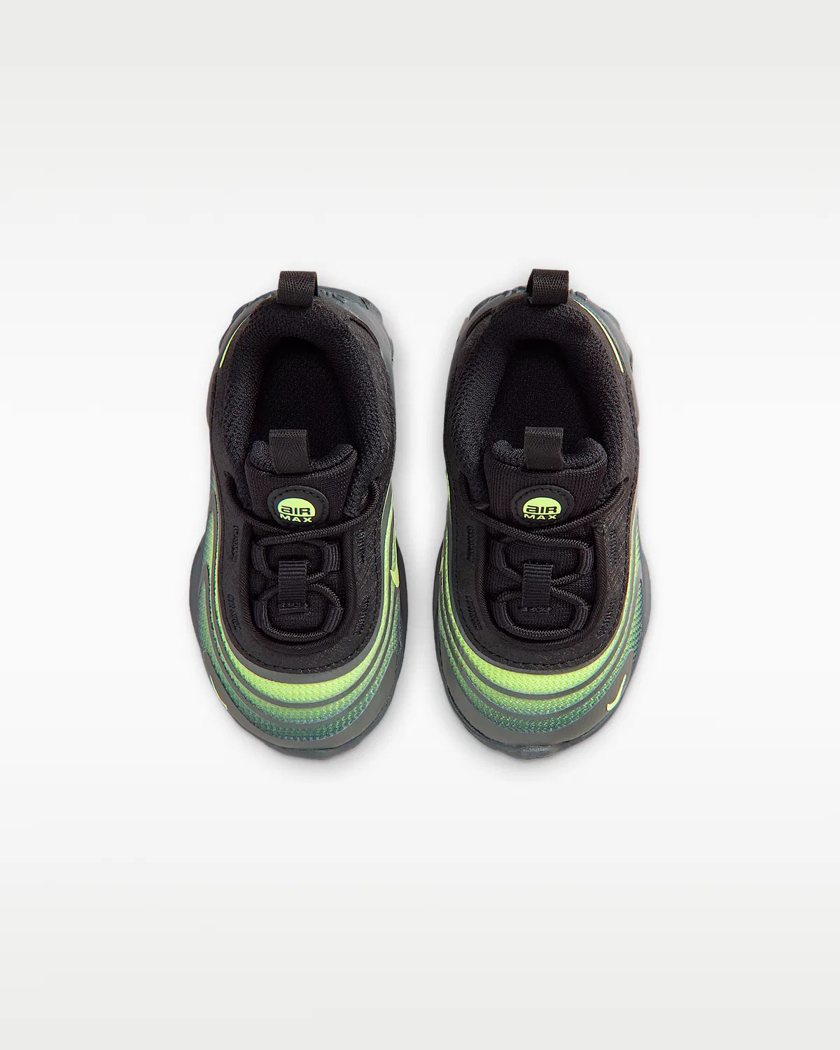 Кроссовки Nike Air Max Fire для малышей, Black/Iron Grey/Liquid Lime — фото 4