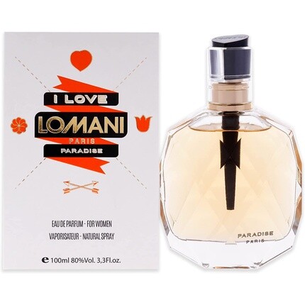 

I Love Paradise для женщин, спрей Edp, 3,4 унции, Lomani
