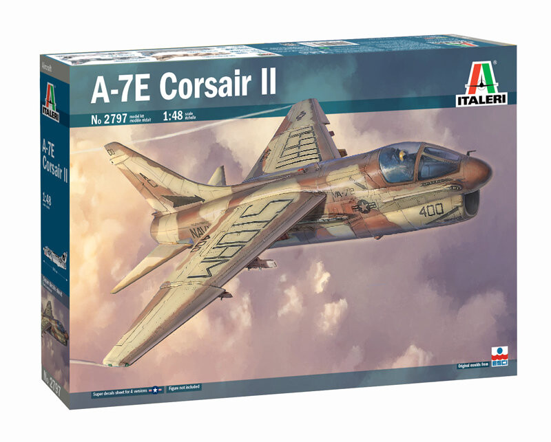 

Italeri, Самолет A-7E Corsair II, Модельный комплект, 8+