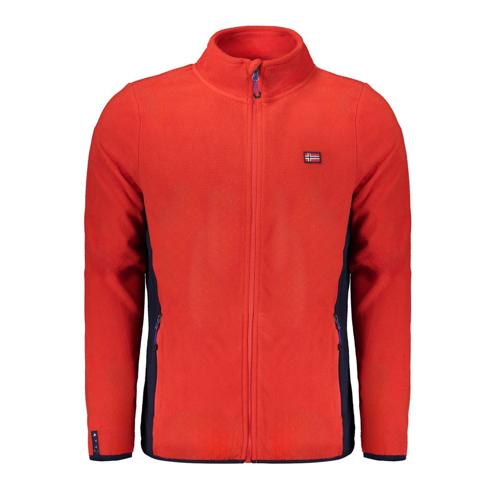 

Красный мужской свитер из полиэстера Geographical Norway