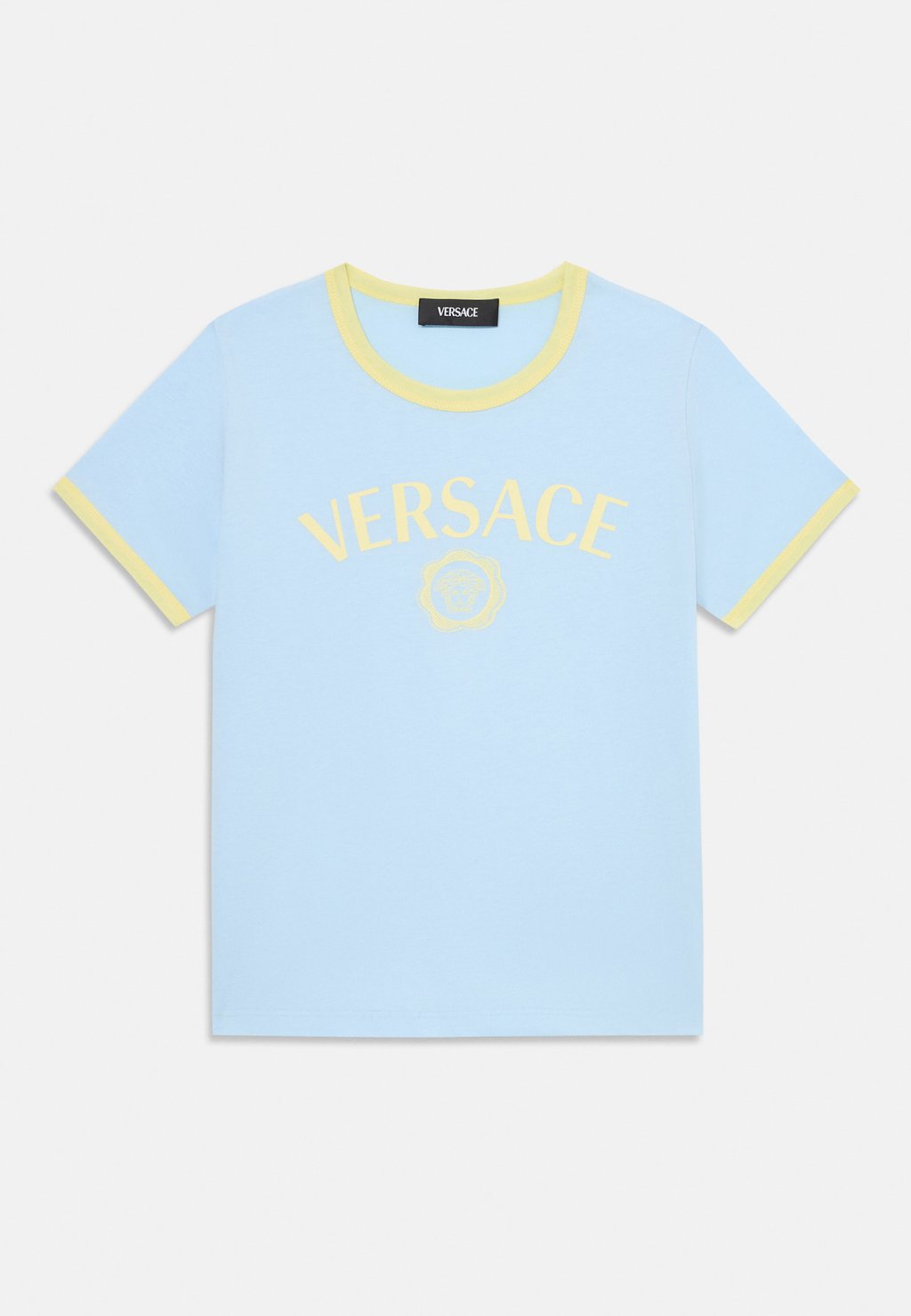 

Футболка с принтом MEDUSA LOGO UNISEX Versace, светло-голубой