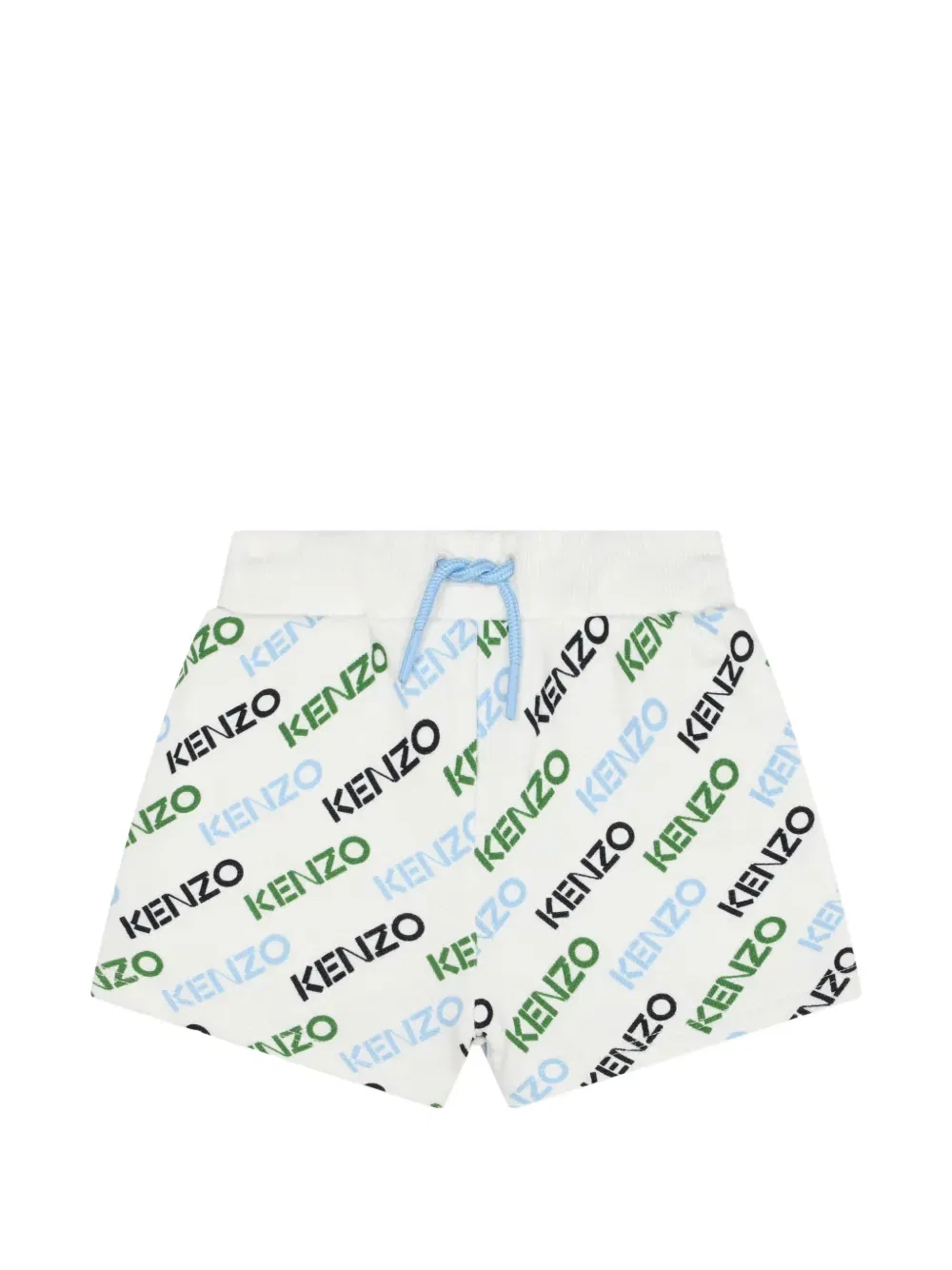 Шорты с бермудским рисунком Kenzo Kids, нейтральный