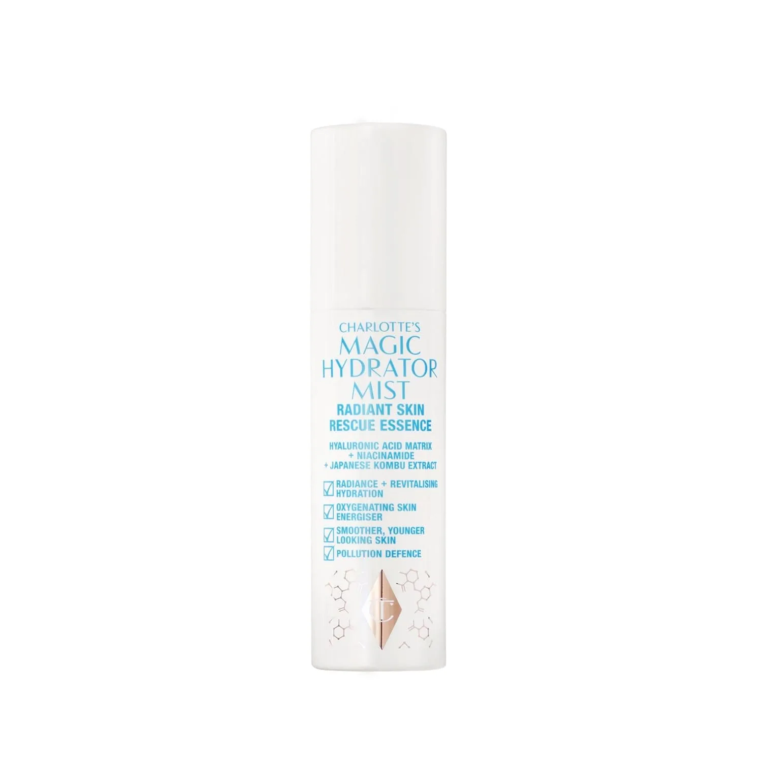 Charlotte Tilbury Magic Hydrator Face Mist - увлажняющий спрей для лица для мгновенного сияния