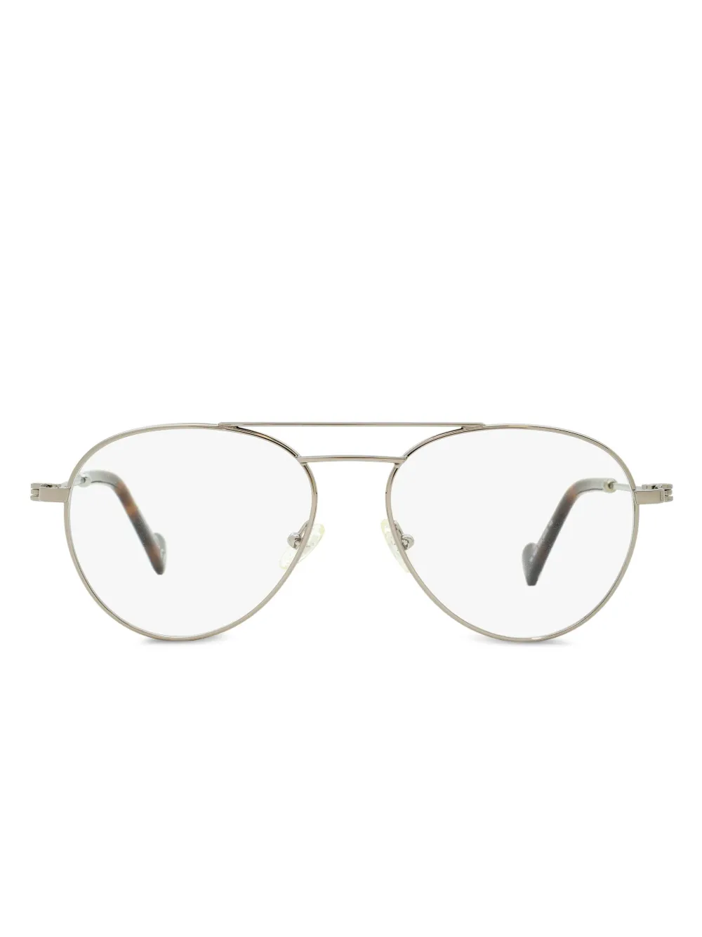 

Очки в оправе пилота Moncler Eyewear, серебяный