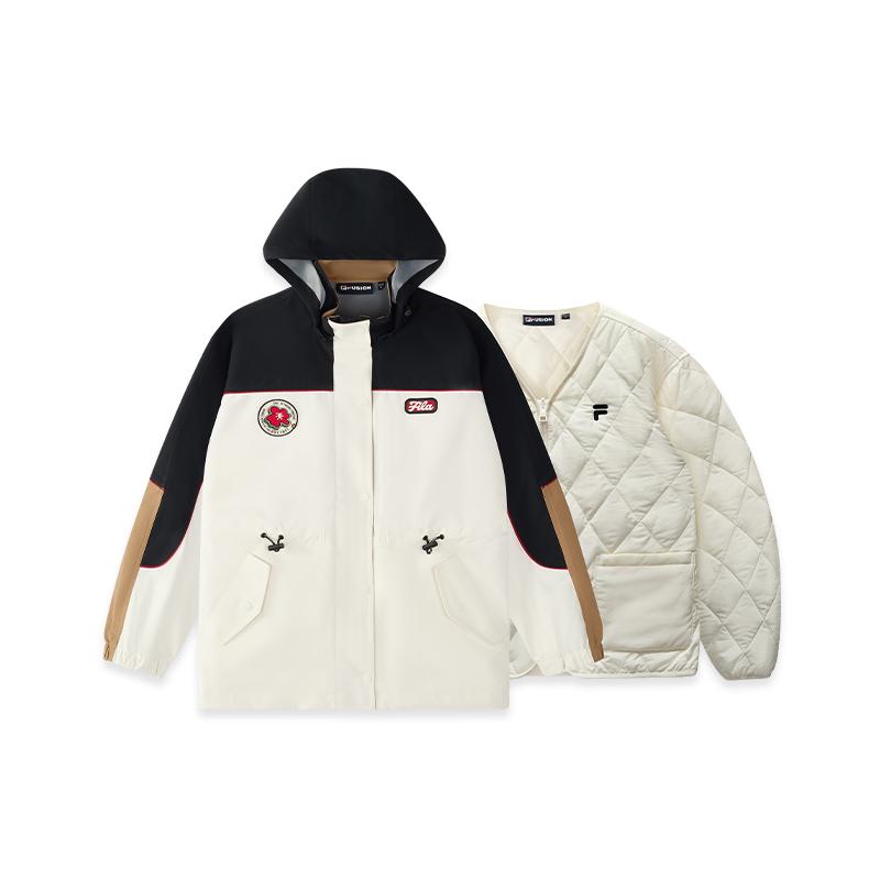 

Пуховик женский облачно-белый FILA FUSION