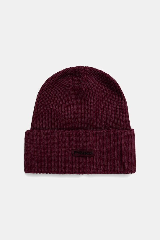 

Шапка из смесовой шерсти Pinko, бордовый