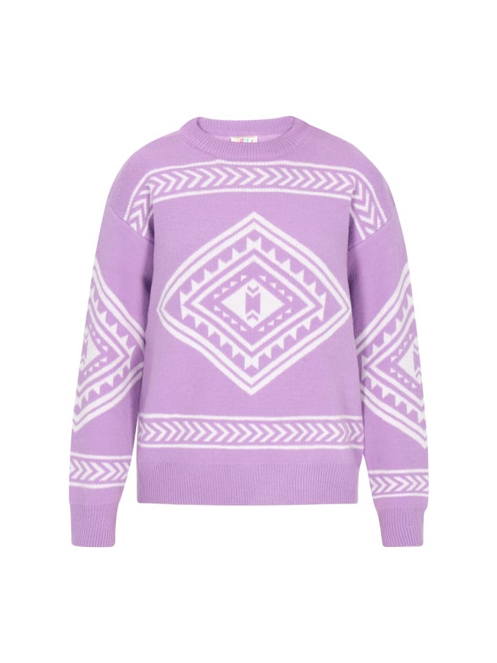 

Женский свитер лавандового цвета IZIA