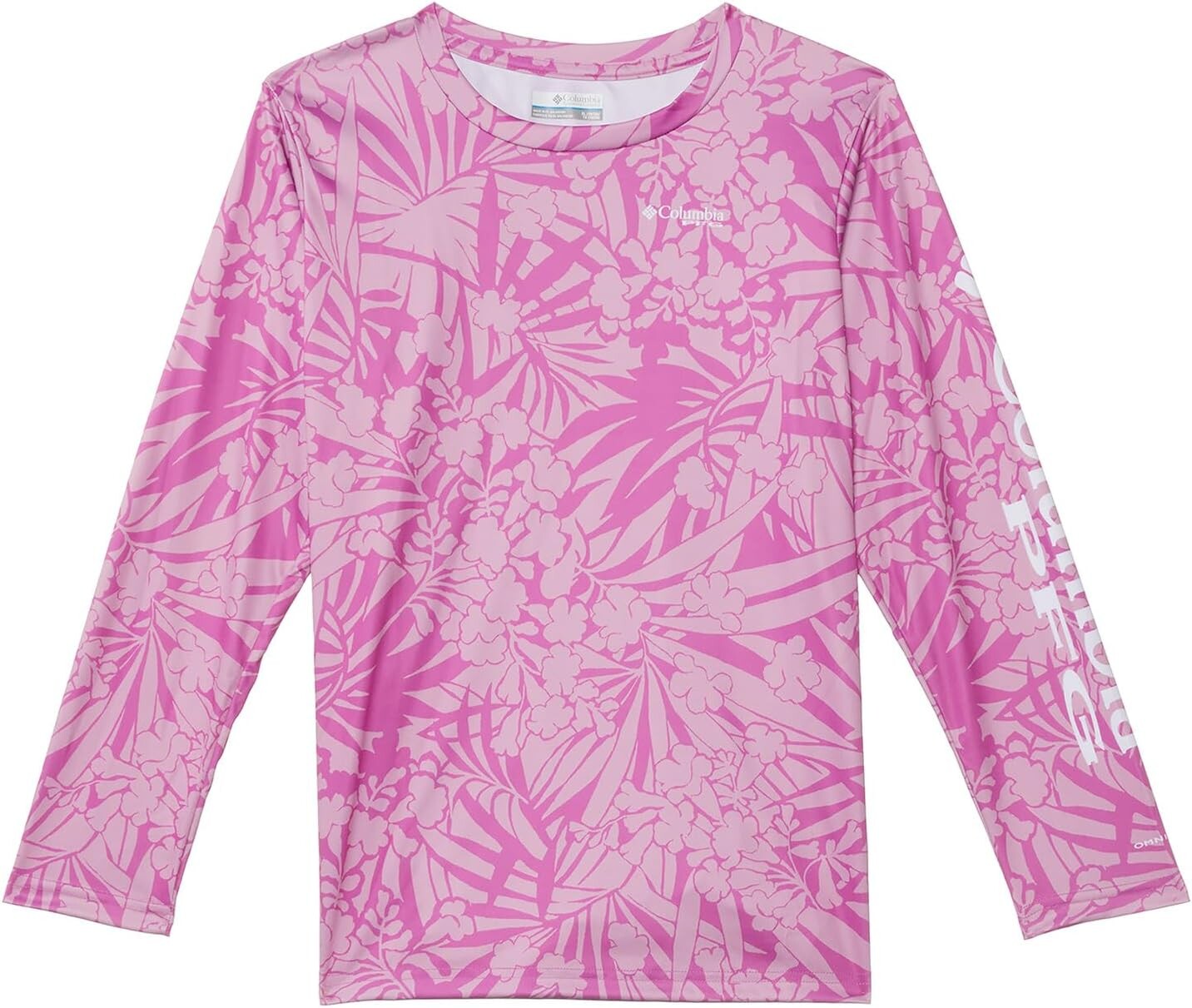 

Лонгслив Columbia Kids Super Tidal Long Sleeve, цвет Bright Lavender Tropictones