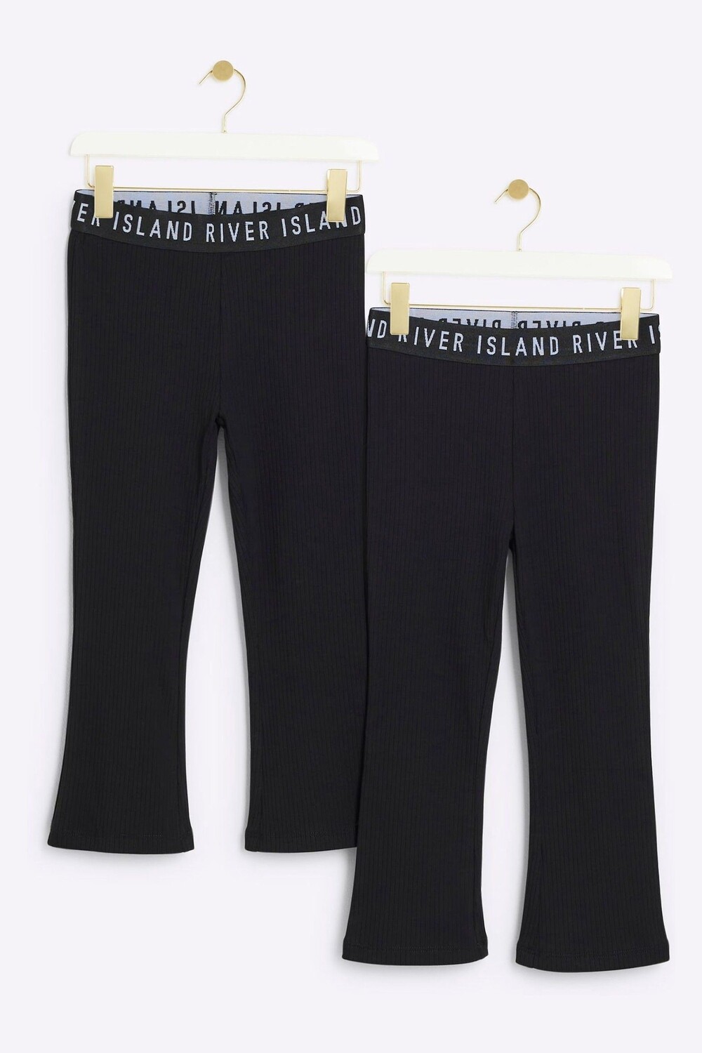 

Брюки клеш для девочек, 2 шт в упаковке River Island, черный