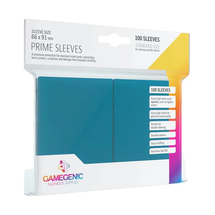 

Рукава Prime — синие (10 упаковок по 100 шт.), Prime Sleeves (GameGenic)