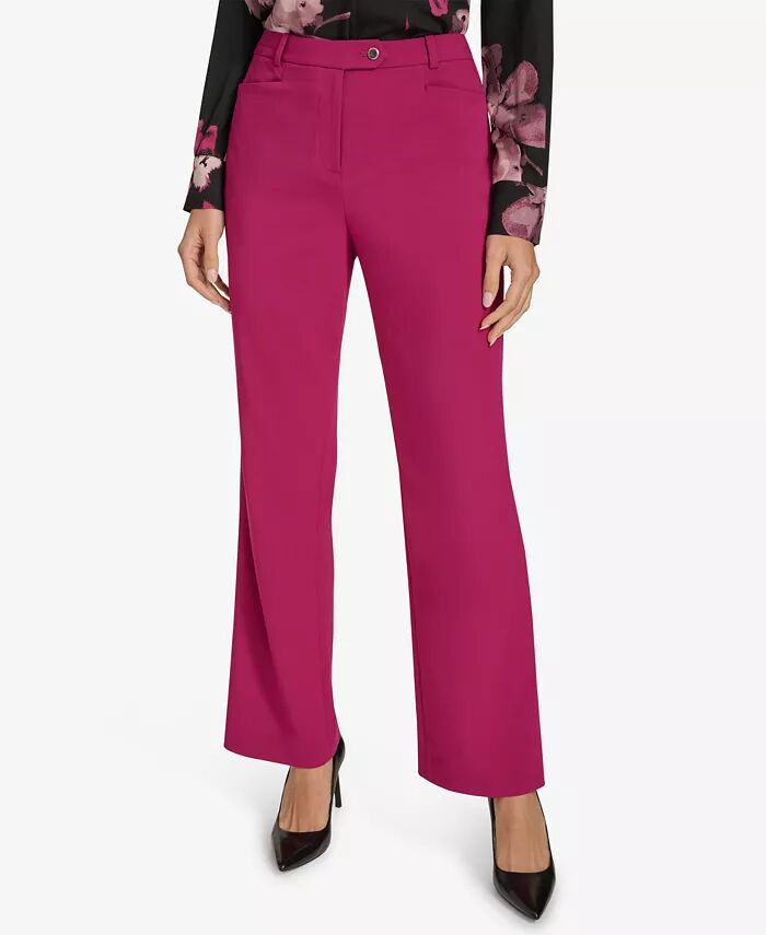 

Брюки Petite Luxe Highline Calvin Klein, фиолетовый
