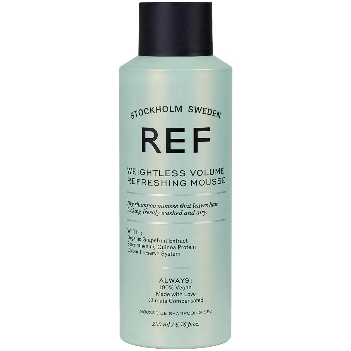 Освежающий мусс-сухой шампунь «Weightless Volume Refreshing Mousse» от REF, 200 мл Ref