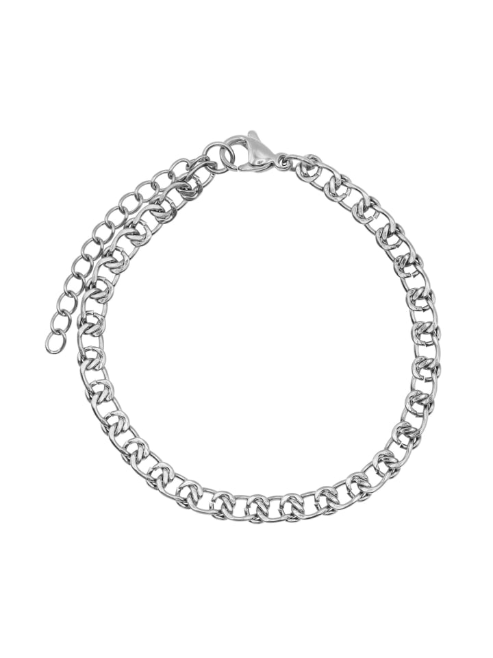 

Steel_Art Мужской браслет Ravi, серебристого цвета, полированный