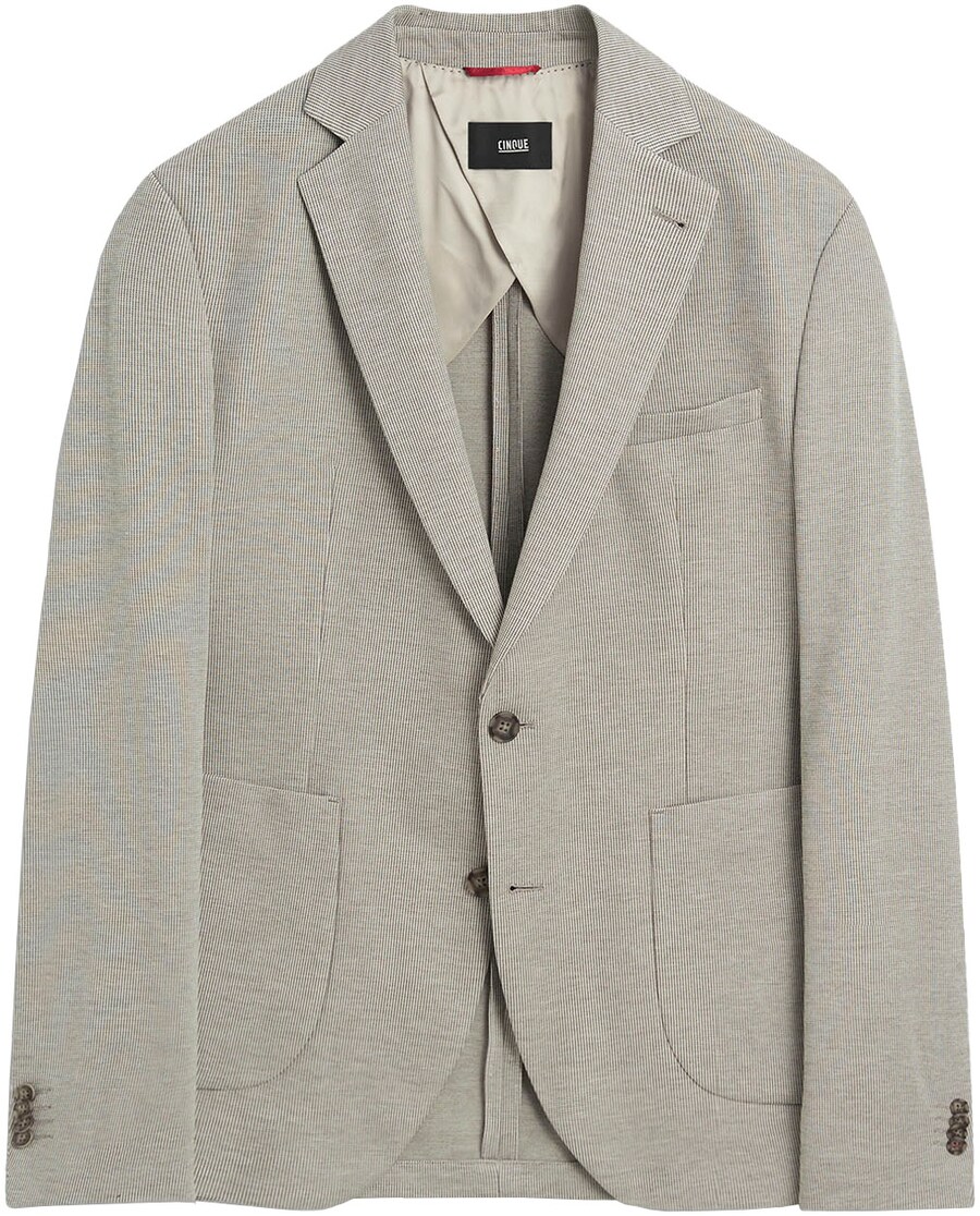 

Деловой пиджак прямого кроя CINQUE, светло-серый
