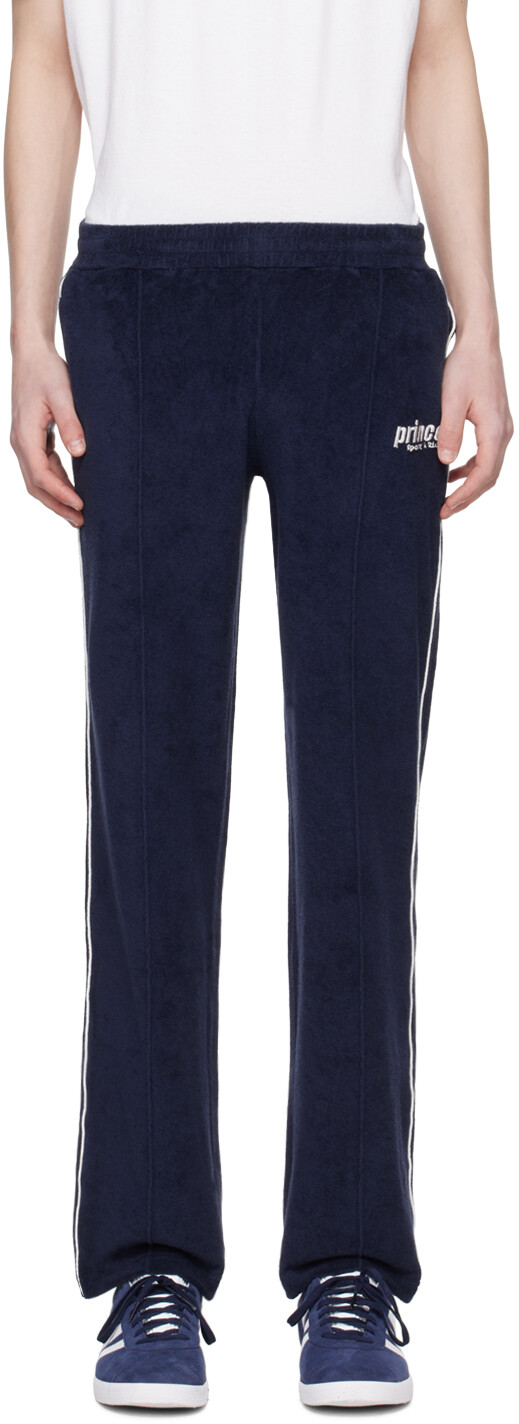

Темно-синие спортивные брюки Prince Edition Sporty & Rich, цвет Navy/White