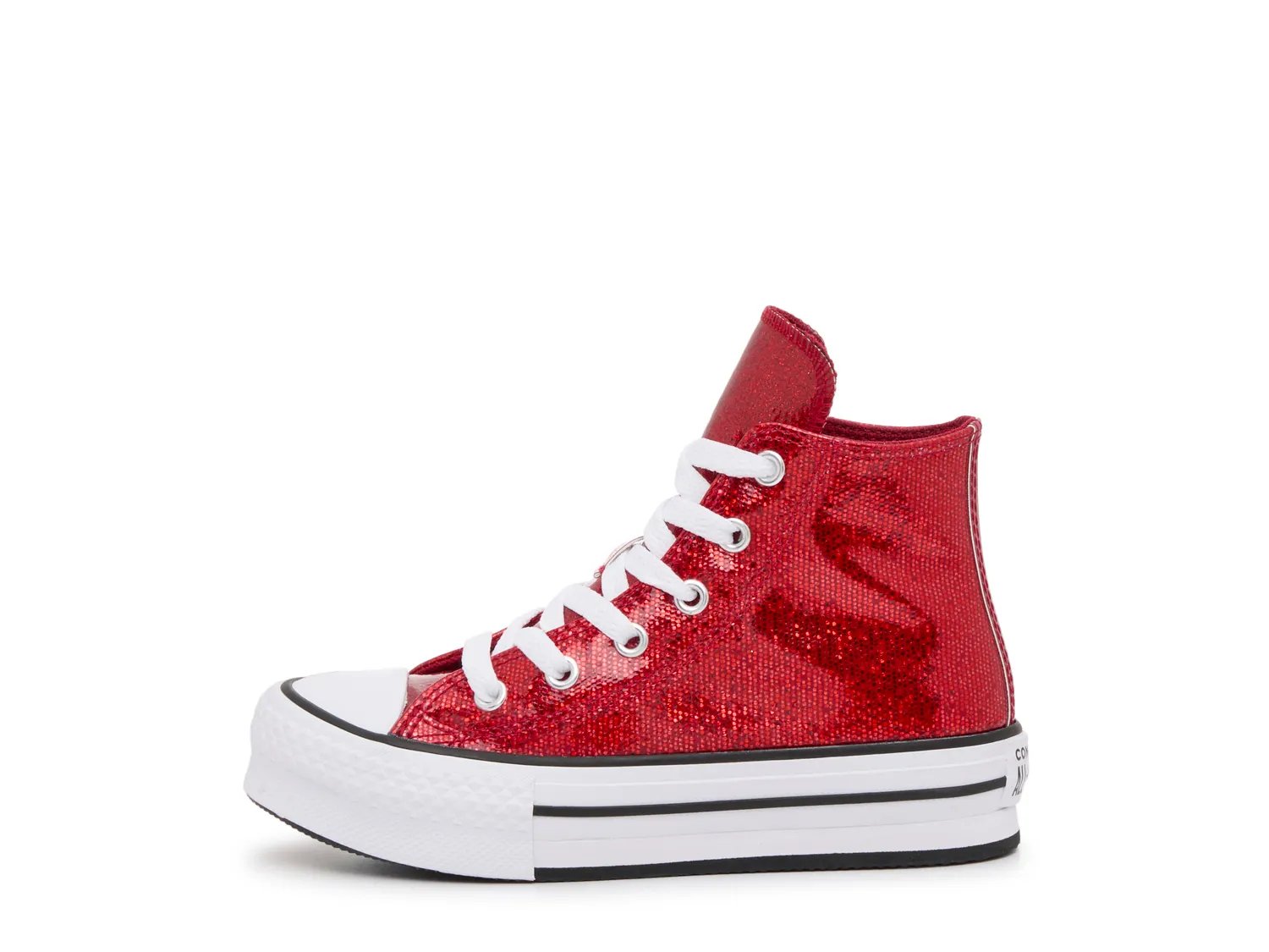 Кроссовки Converse Chuck Taylor All Star Lift High-Top Sneaker - Kids', красный — фото 3