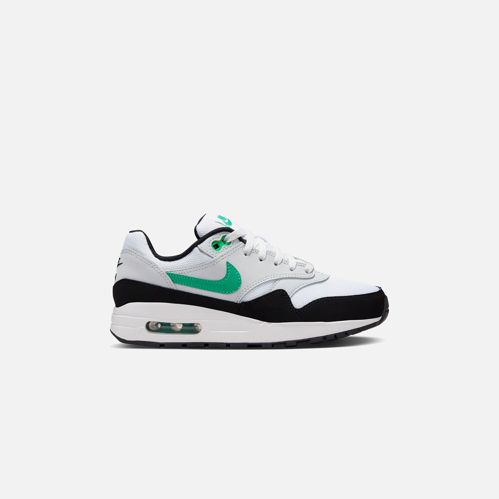 

Кроссовки Nike GS Air Max 1, цвет White/Stadium Green/Pure Platinum/Black