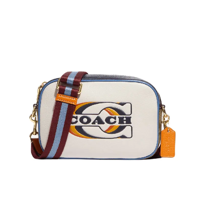 

Сумка Coach Outlet Mini Jamie Camera In Colorblock Signature Canvas With Coach Stamp, разноцветный