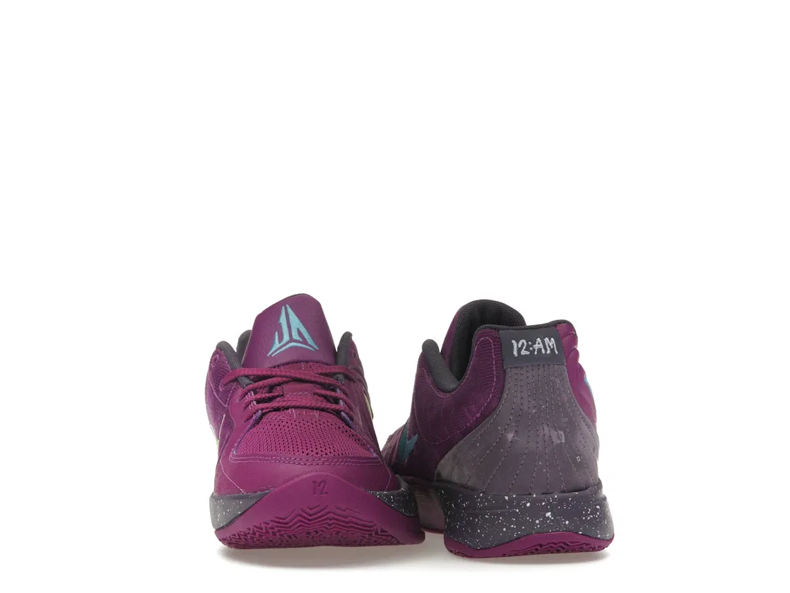 Детские кроссовки для мальчиков с принтом Nike Ja 2 Nike, Bold Berry Light Lemon Twist Dark Raisin Baltic Blue — фото 4