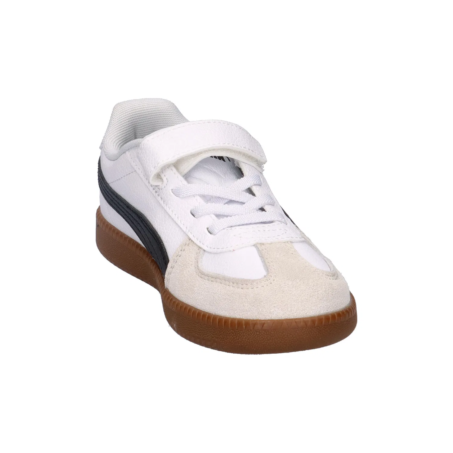 Детские кроссовки с закрытой фиксацией Club LT AC PS Puma, Weiß Schwarz Weiß — фото 2