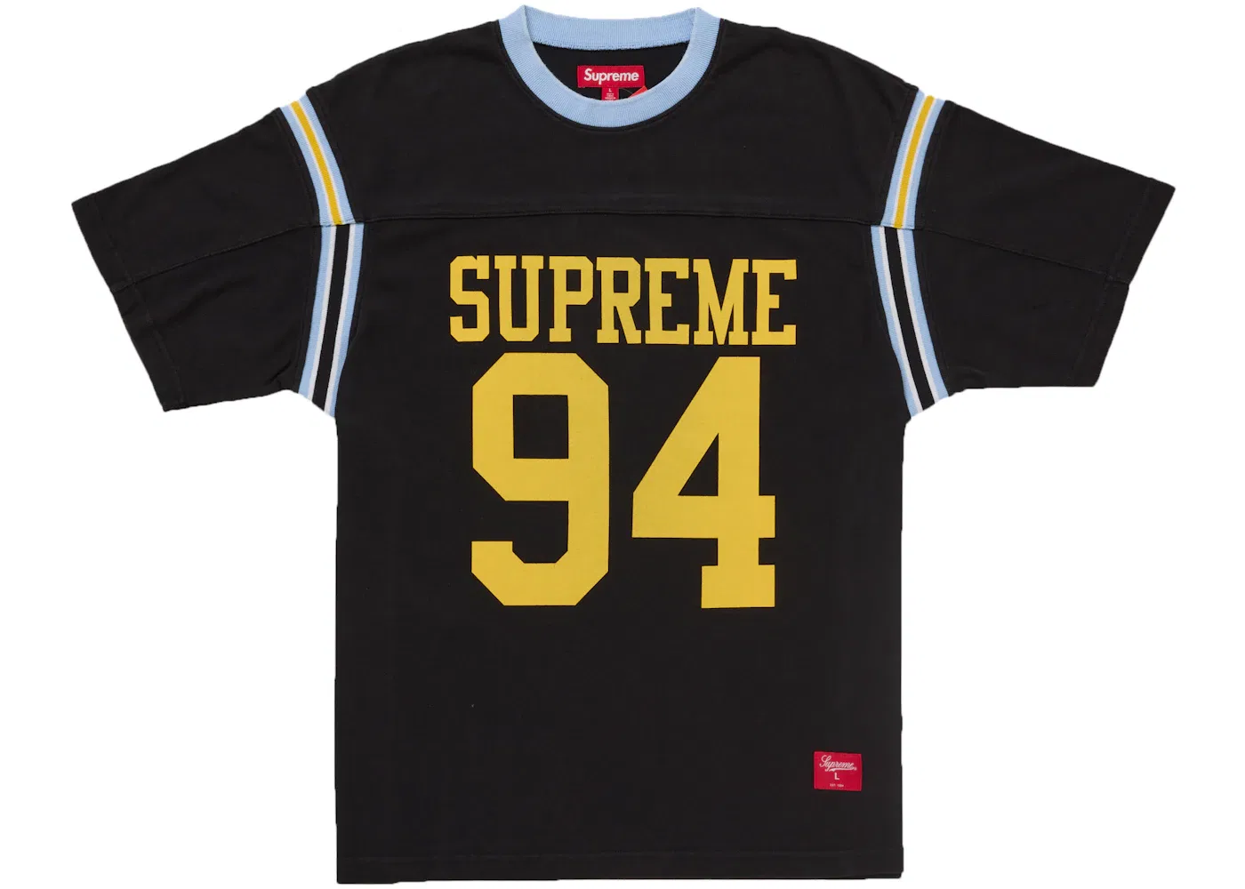 Мужской топ-футболка с длинным рукавом Supreme, Black