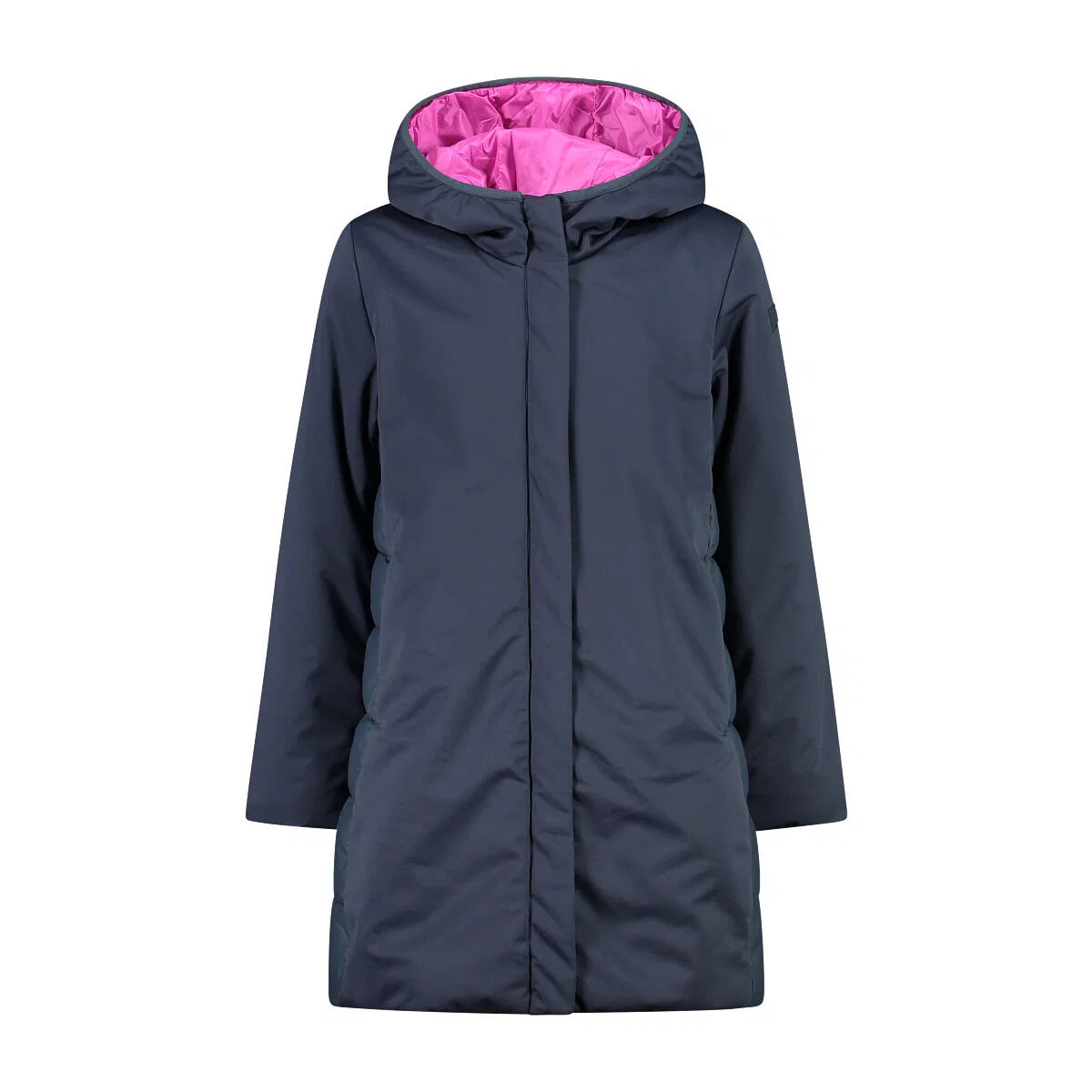Детская утепленная пальто-парка CMP Kid G Parka Fix Hood 32K1175, Blau Stahlgrau Grau