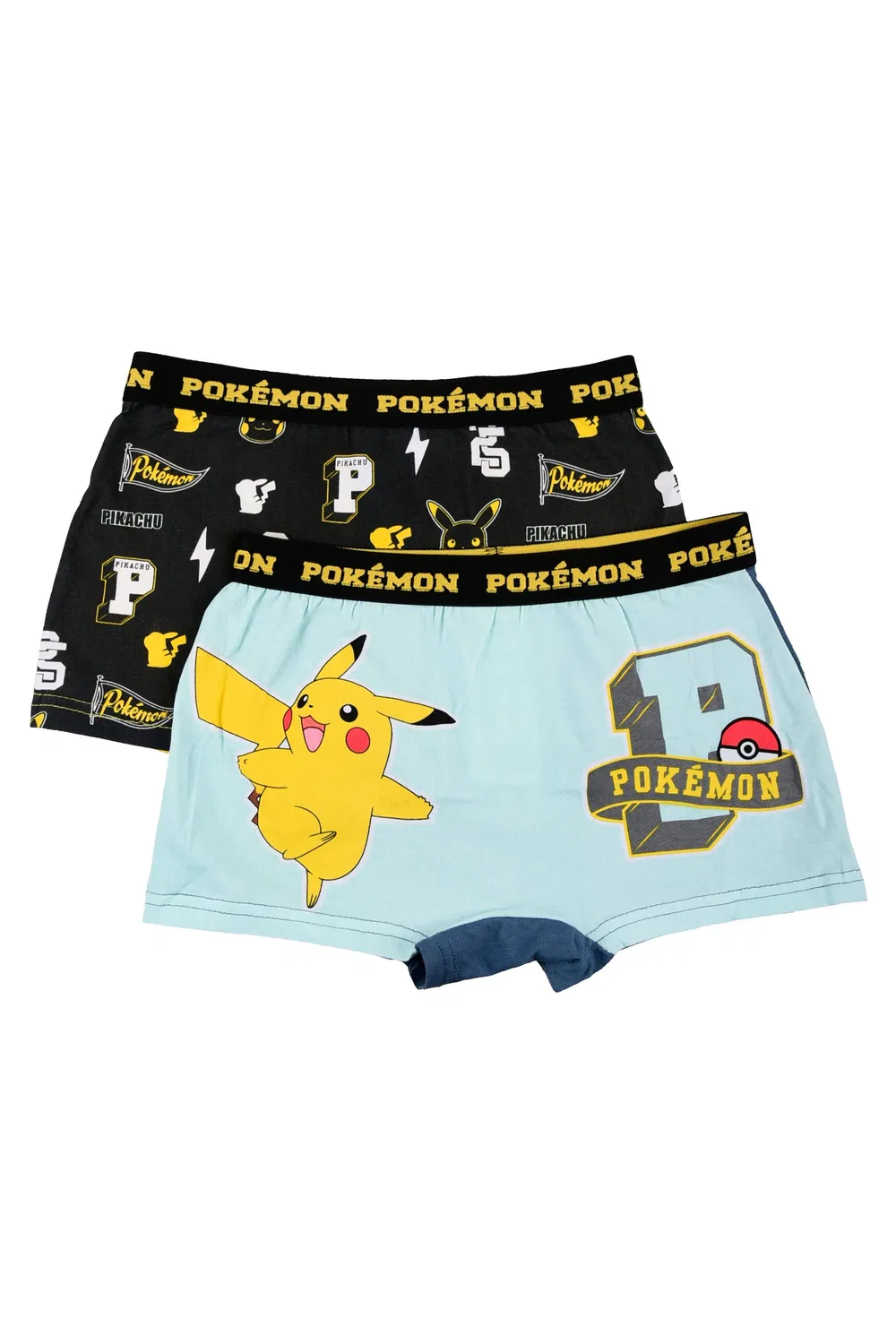 Трусы-боксеры с принтом комплект из 4 штук Pokémon, желтый — фото 2