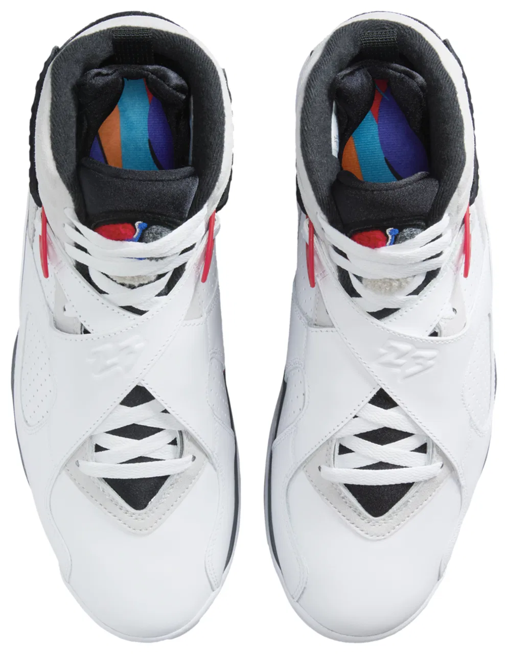 Кроссовки для мальчиков Retro 8 Jordan, цвет Black/White/True Red — фото 4