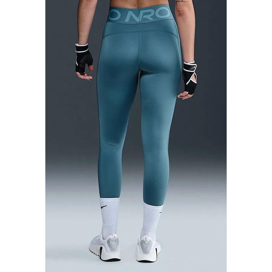 Леггинсы с высокой посадкой Pro Sculpt Dri Fit High Rise Full Length Nike, Светло-синий — фото 2
