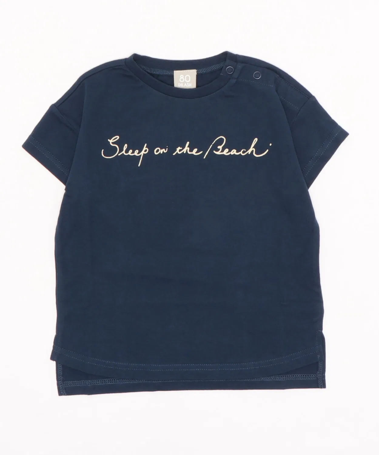 Детская туника с принтом Simple Logo DILASH, Navy
