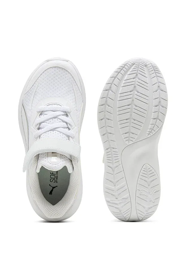 Детские кроссовки для девочек с липучками Skyrocket 2 ac+ ps Puma, White — фото 3