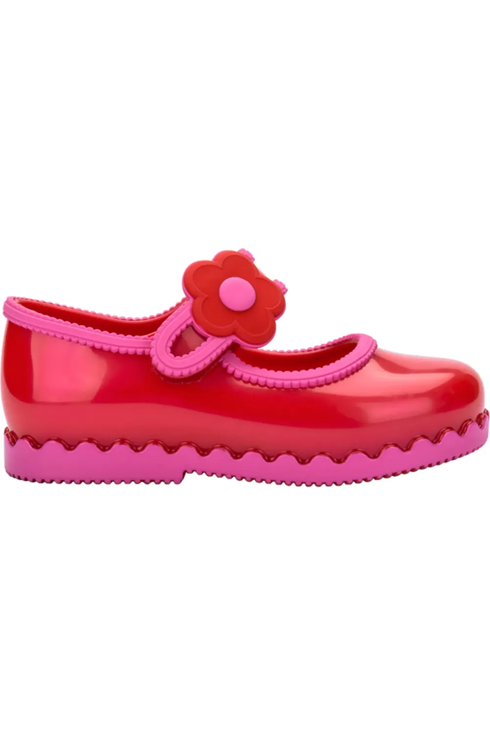 Детские туфли Мэри Джейн с фруктовым ароматом Hip Ballerina Mini Melissa, красный — фото 2