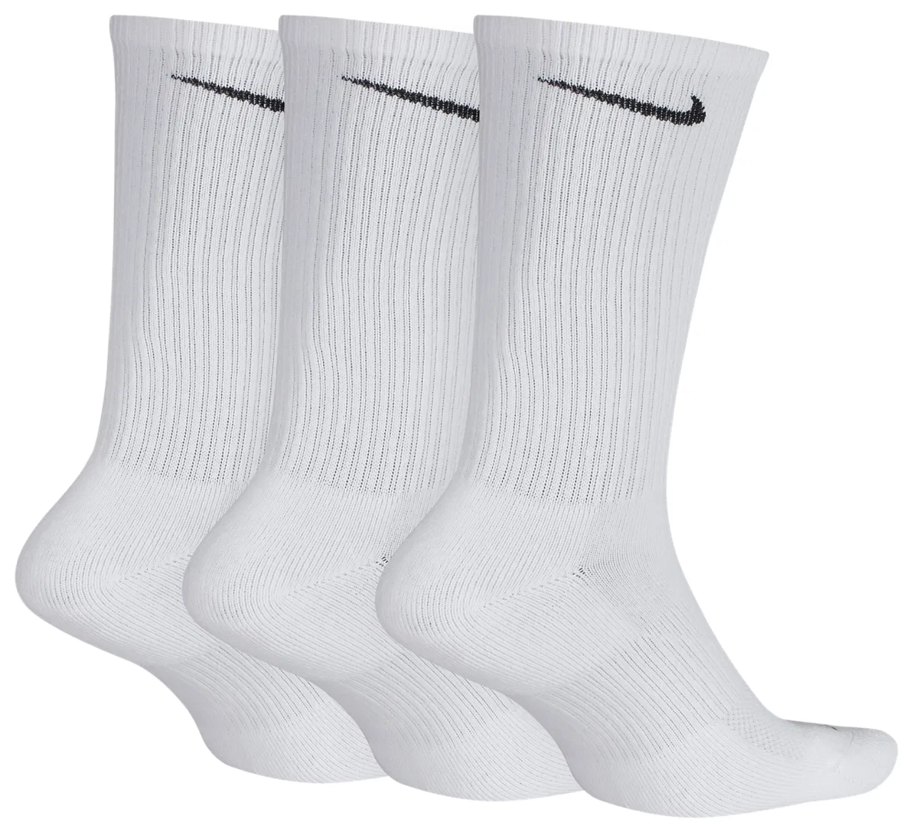 Мужские носки 3 пары Dri-FIT Crew Nike, черный/белый — фото 3
