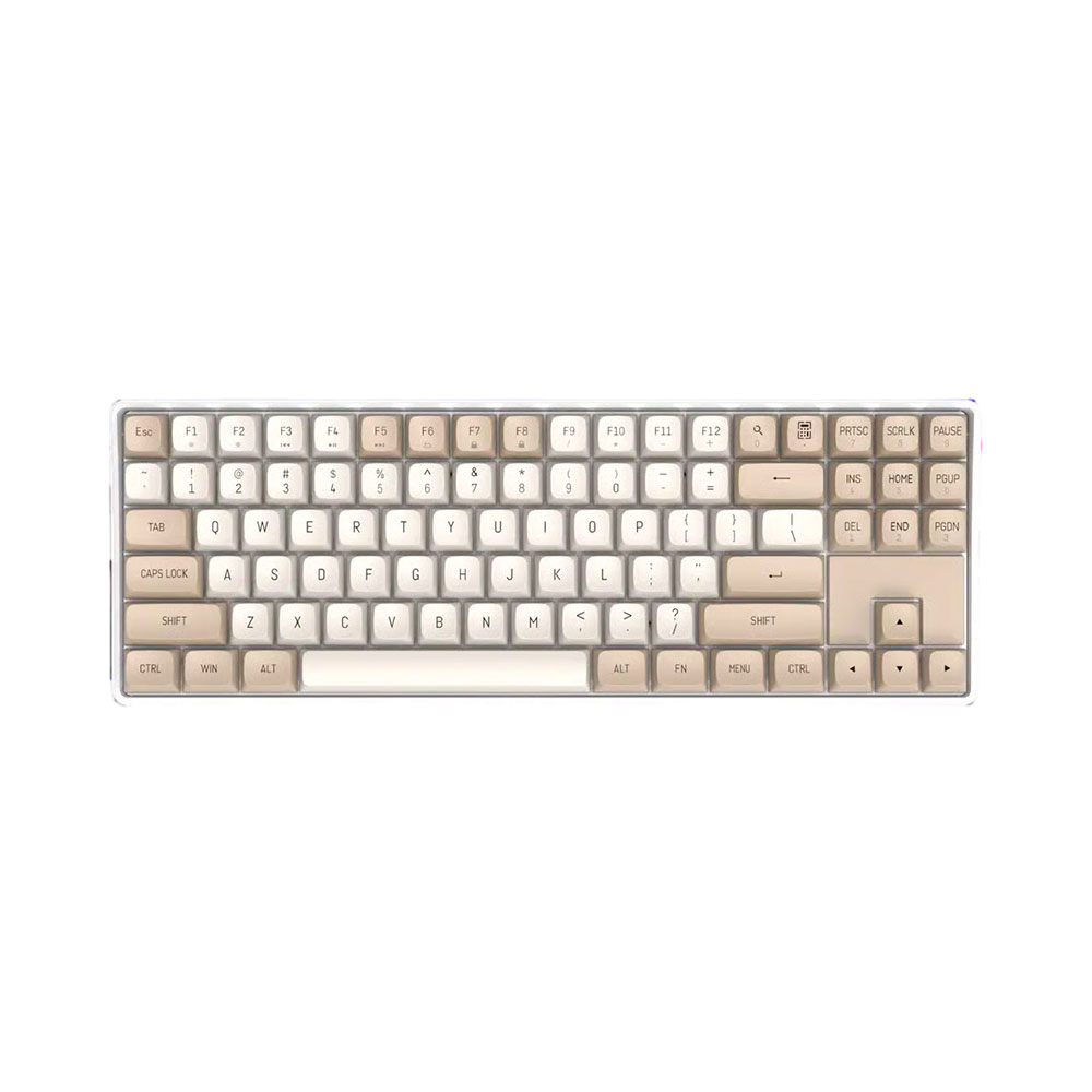 

Клавиатура беспроводная Darkflash GD87, Yellow Switch, бежевый, английская раскладка