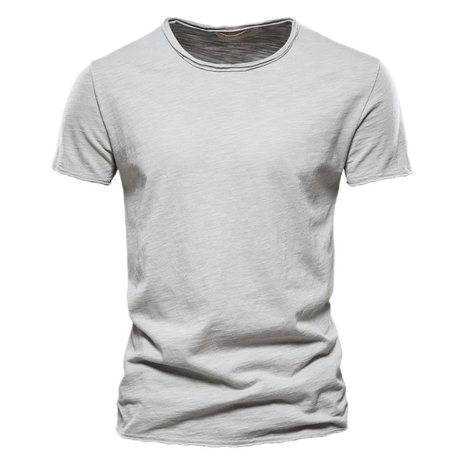 Женская футболка с коротким рукавом из бамбукового хлопка, Bright Grey (Ral 7035)