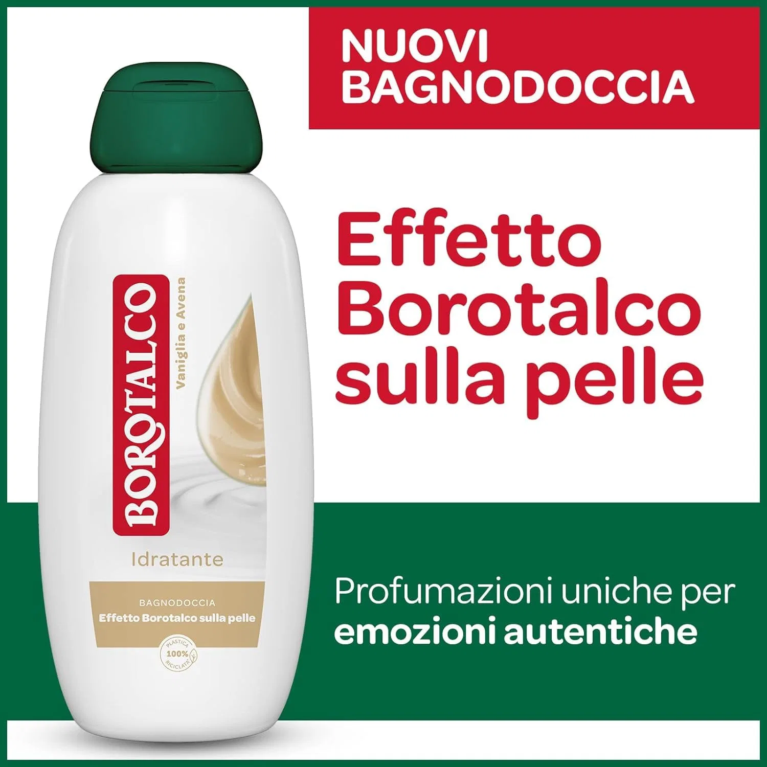 Гель для душа Borotalco Vaniglia e Avena, 12 x 450 мл, Белый Italian Gourmet E.R. — фото 4