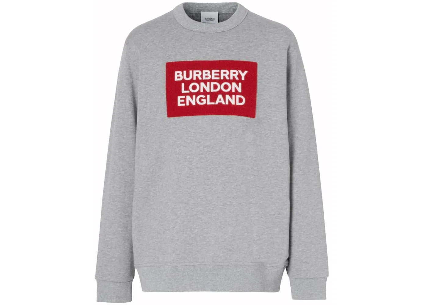 Мужской свитшот с патчем Burberry, Grey