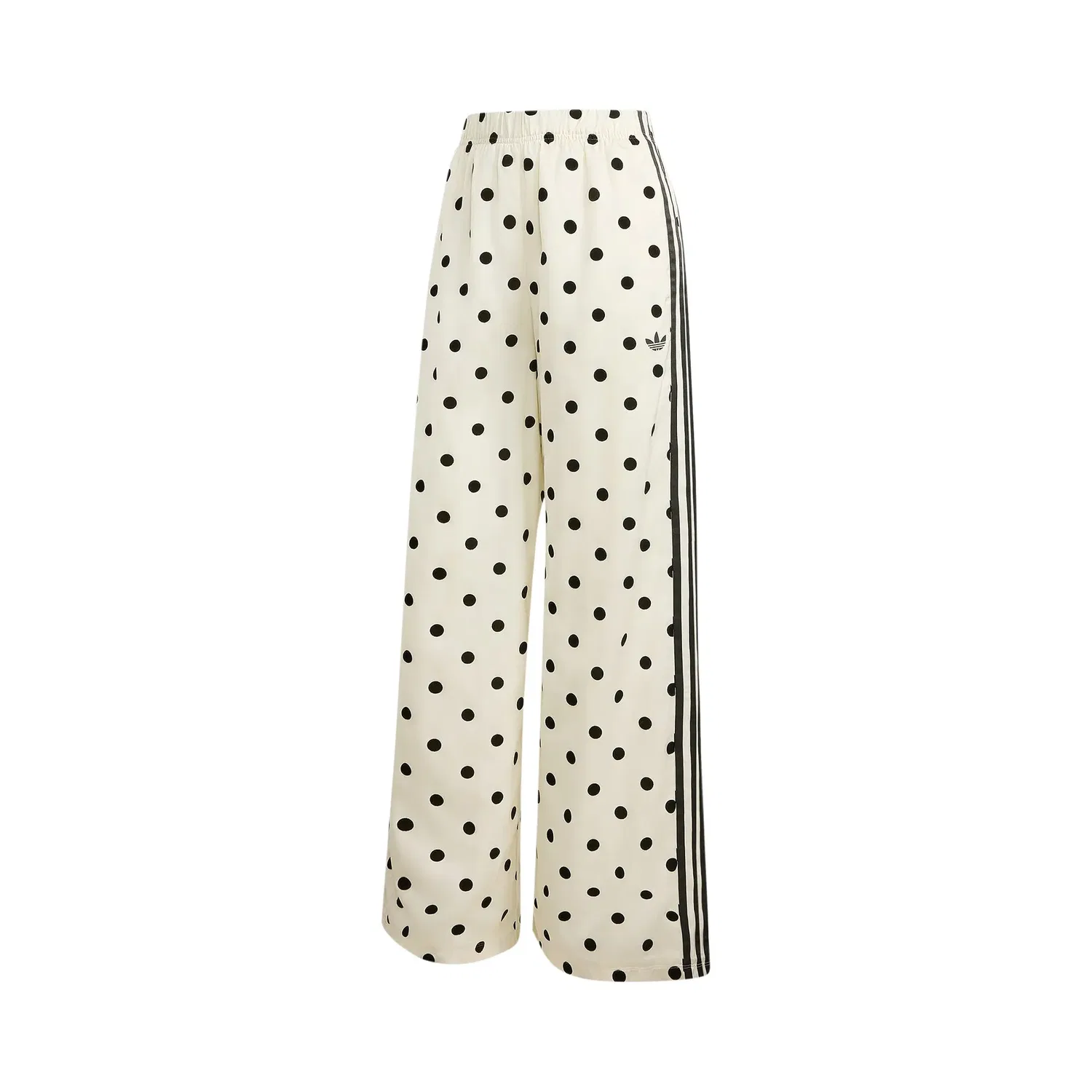 Брюки Adidas Satin Polka Dots Wide Leg Pants, белый