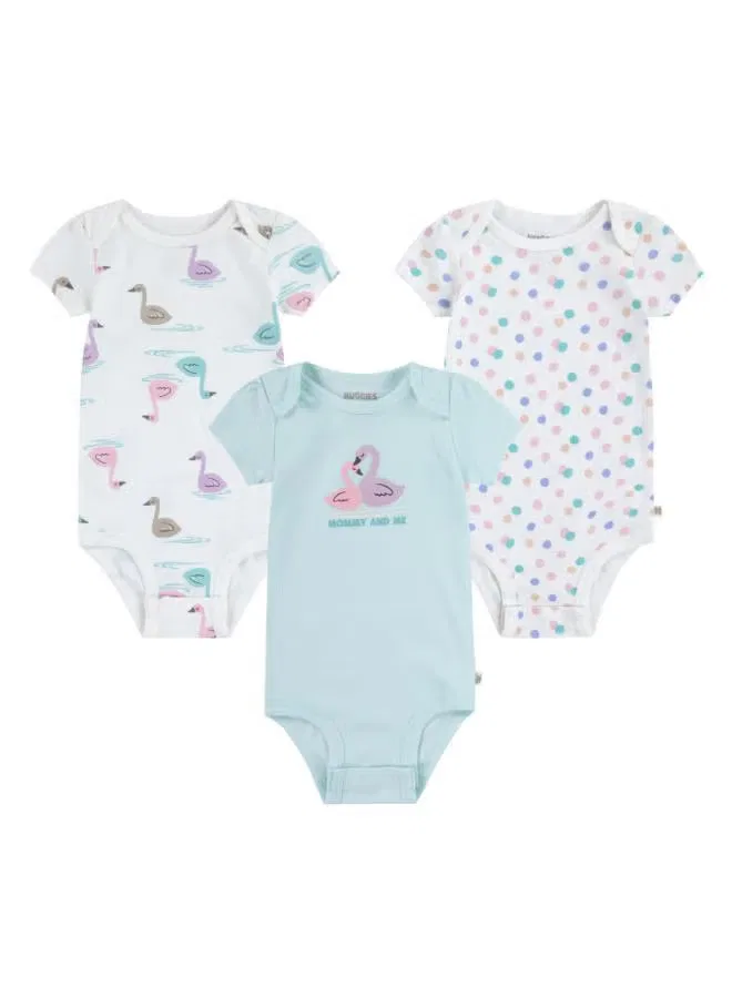 Боди-комбинезон комплект из 3 предметов Huggies, аква