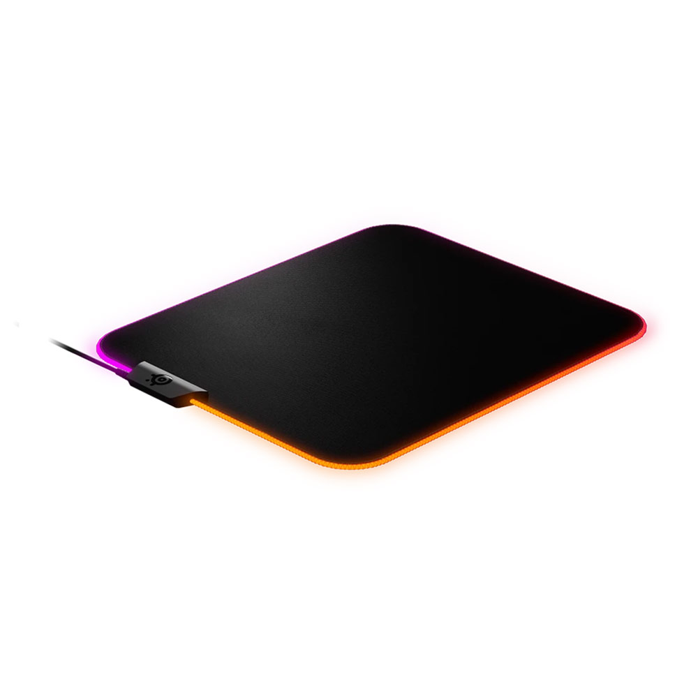 

Игровой коврик для мыши SteelSeries QcK Prism Cloth RGB, 63825, Medium, чёрный
