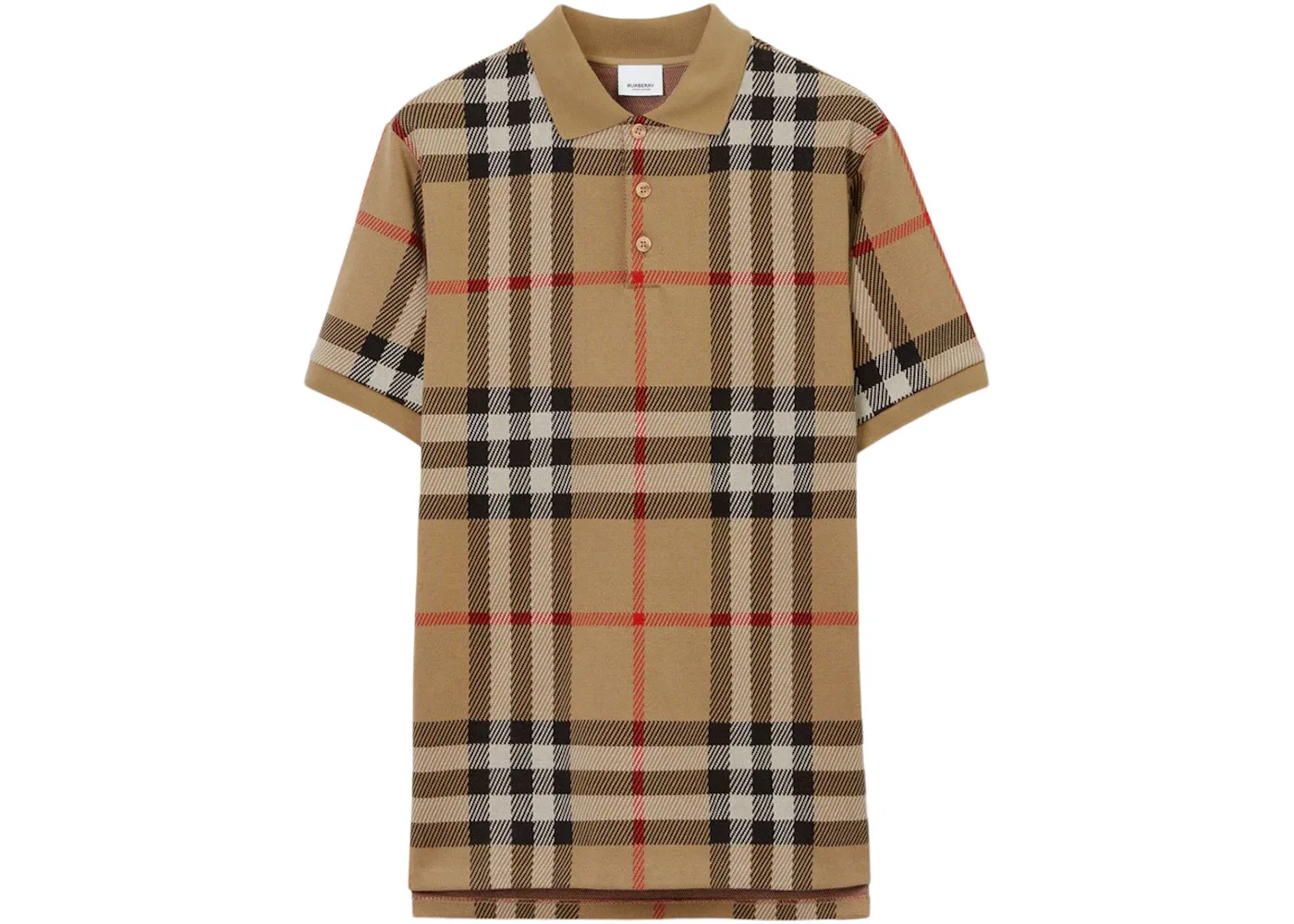 Мужское поло Burberry Polo Shirt, Archive Beige