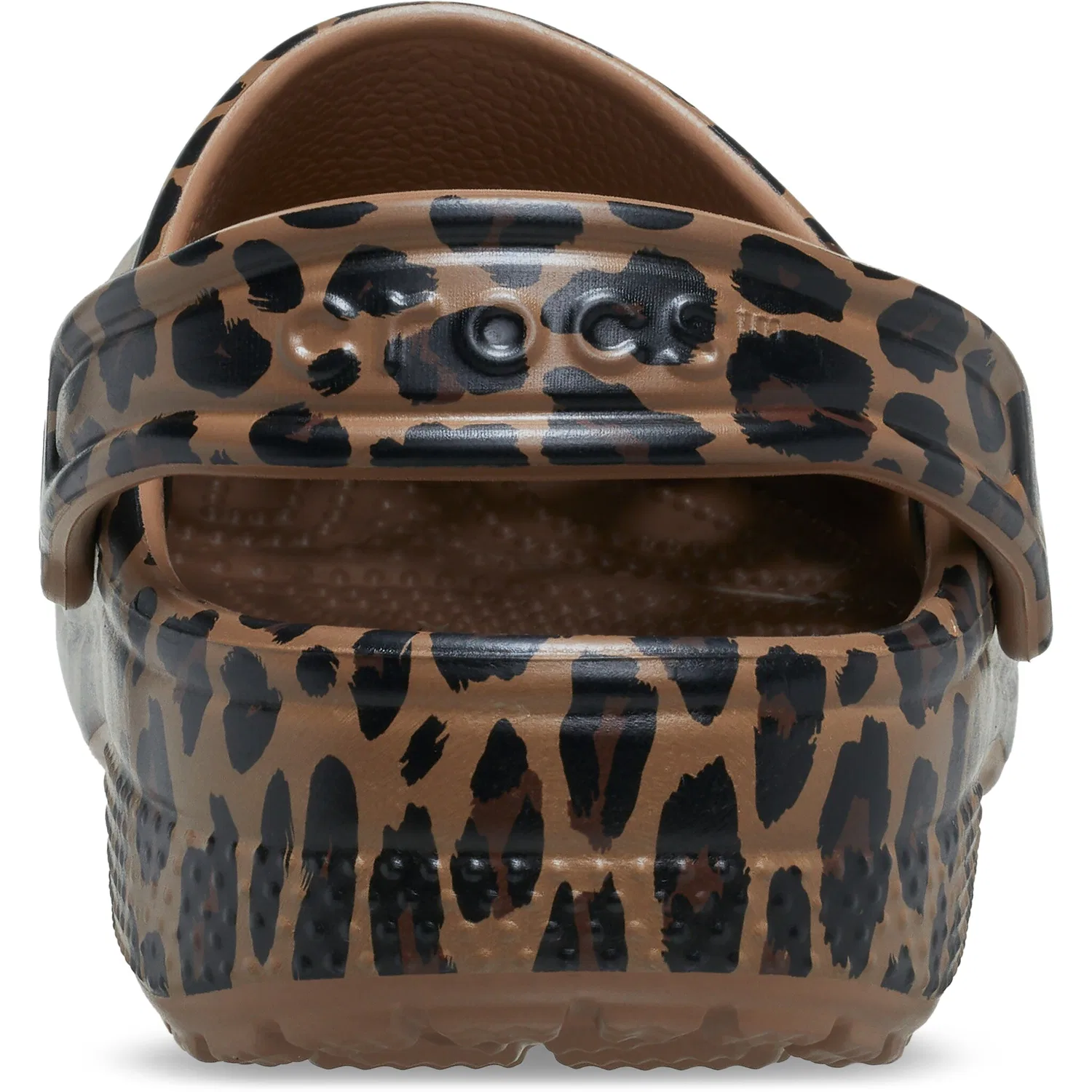 Детские сабо-клоги с леопардовым принтом Crocs, Brown Leopard — фото 2