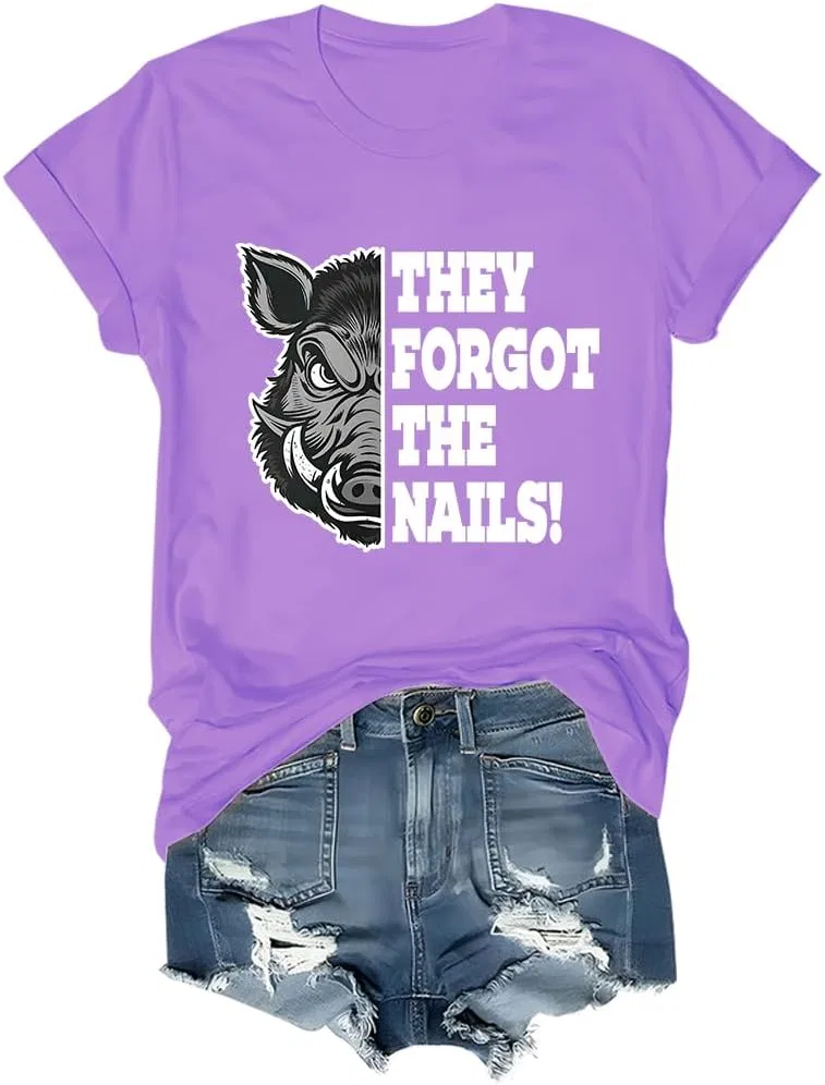 Футболка They Forgot The Nails, Light Purple