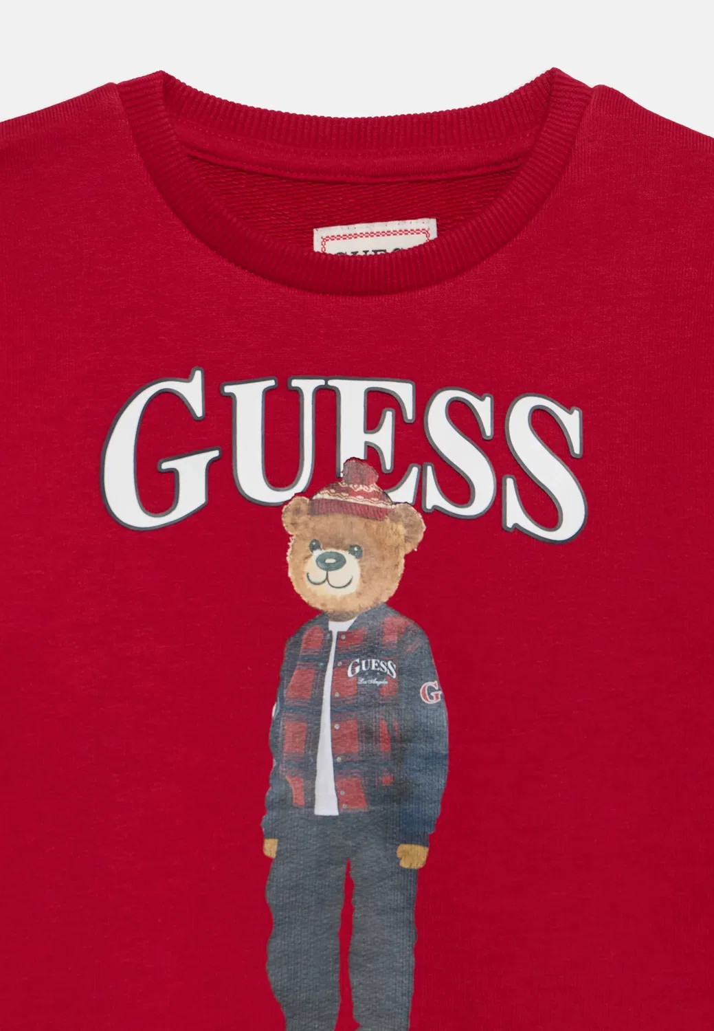 Детская спортивная толстовка для малышей и детей младшего возраста Guess, Chili Red — фото 4