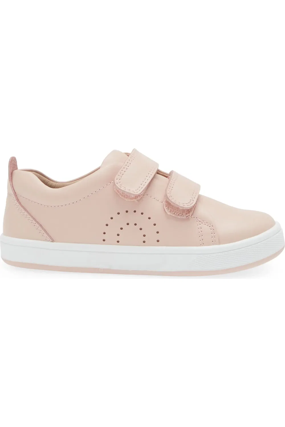Детские кожаные кеды дышащие Old Soles, Powder Pink — фото 4