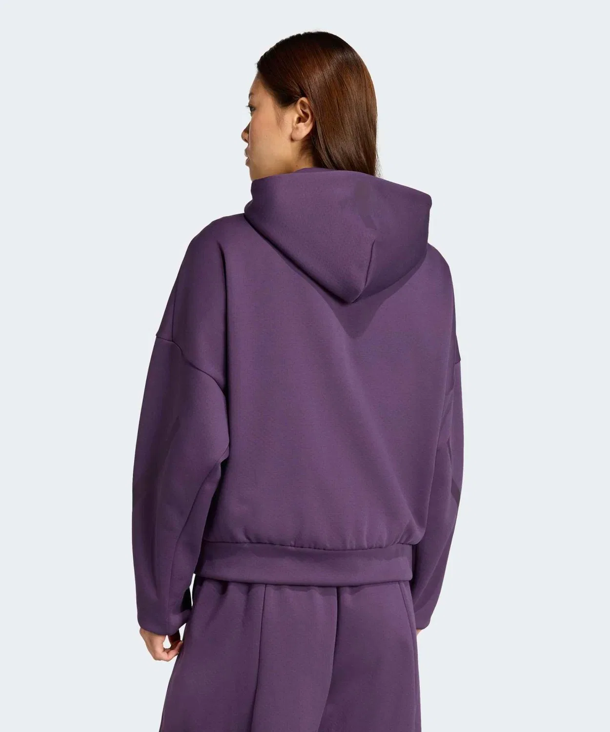 Женский худи с длинным рукавомAdidas Z.N.E. Full Zip, Violett — фото 2