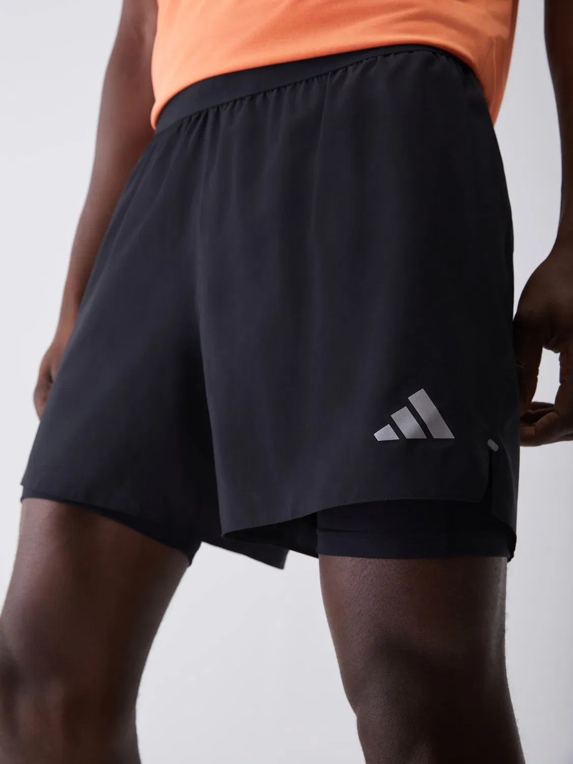 Шорты для бега 2в1 Adi365 Running Essentials adidas, черный