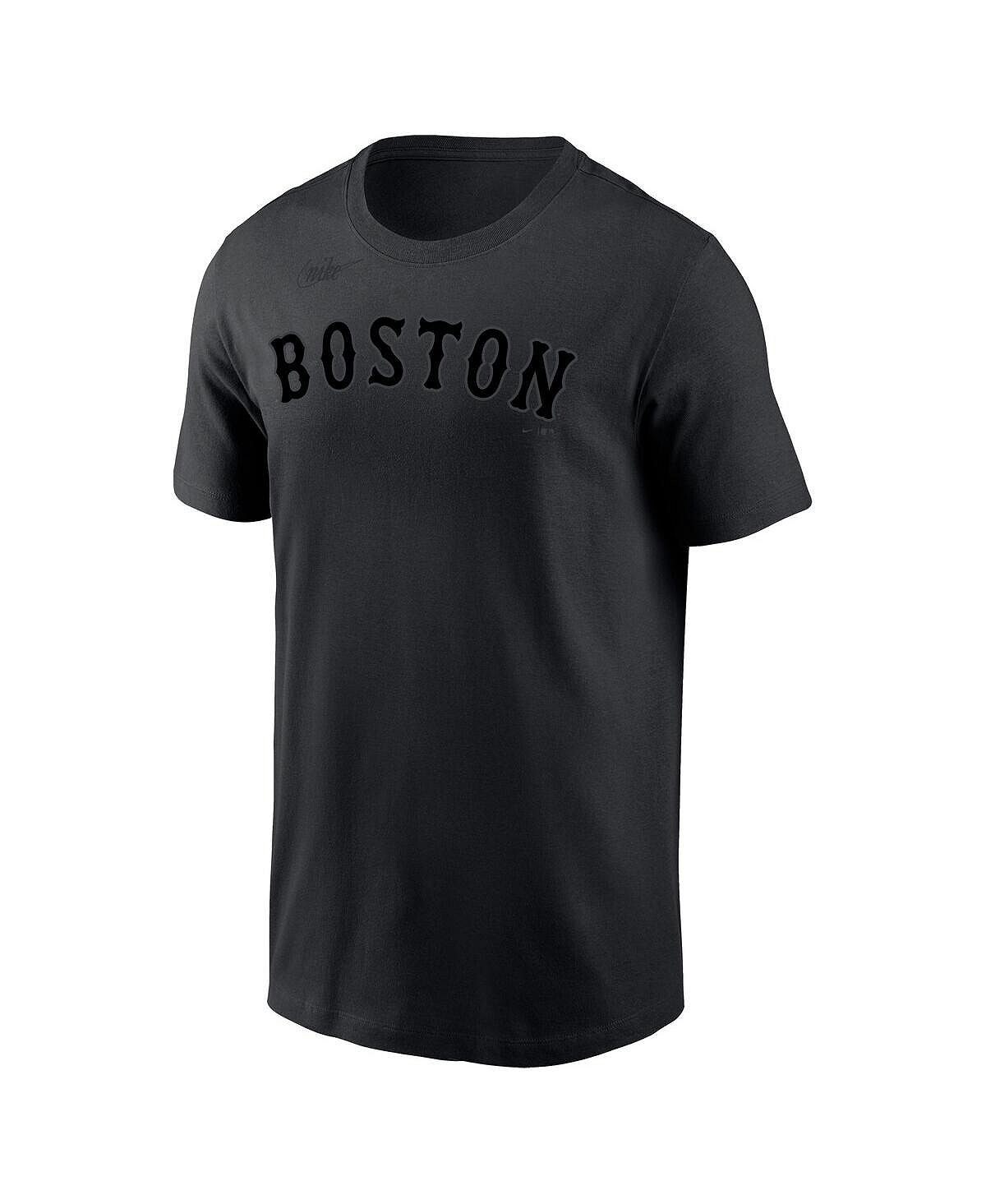 Мужская футболка david ortiz black boston red sox с именем и номером Nike, черный — фото 4